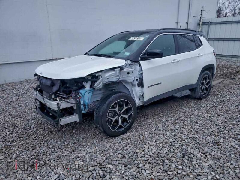 2025 Jeep COMPASS Limited (VIN 3C4NJDCN7ST509980) — фото 1 из 14, Copart, повреждение: передняя часть