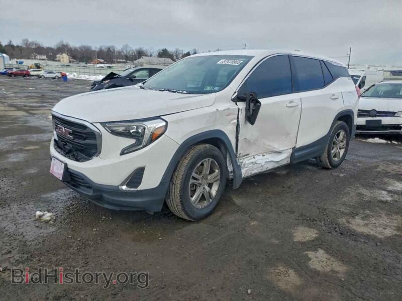 2020 GMC TERRAIN SLE (VIN 3GKALMEV5LL196777) — фото 1 из 12, Copart, повреждение: бок