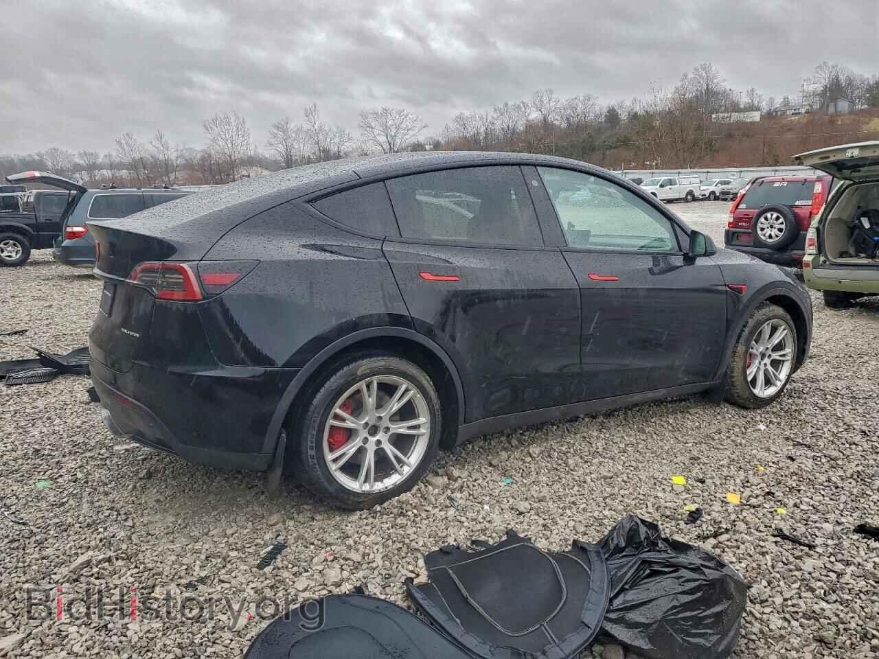 2022 TESLA MODEL Y - VIN: 7SAYGDEE6NA008428 - Фото 3