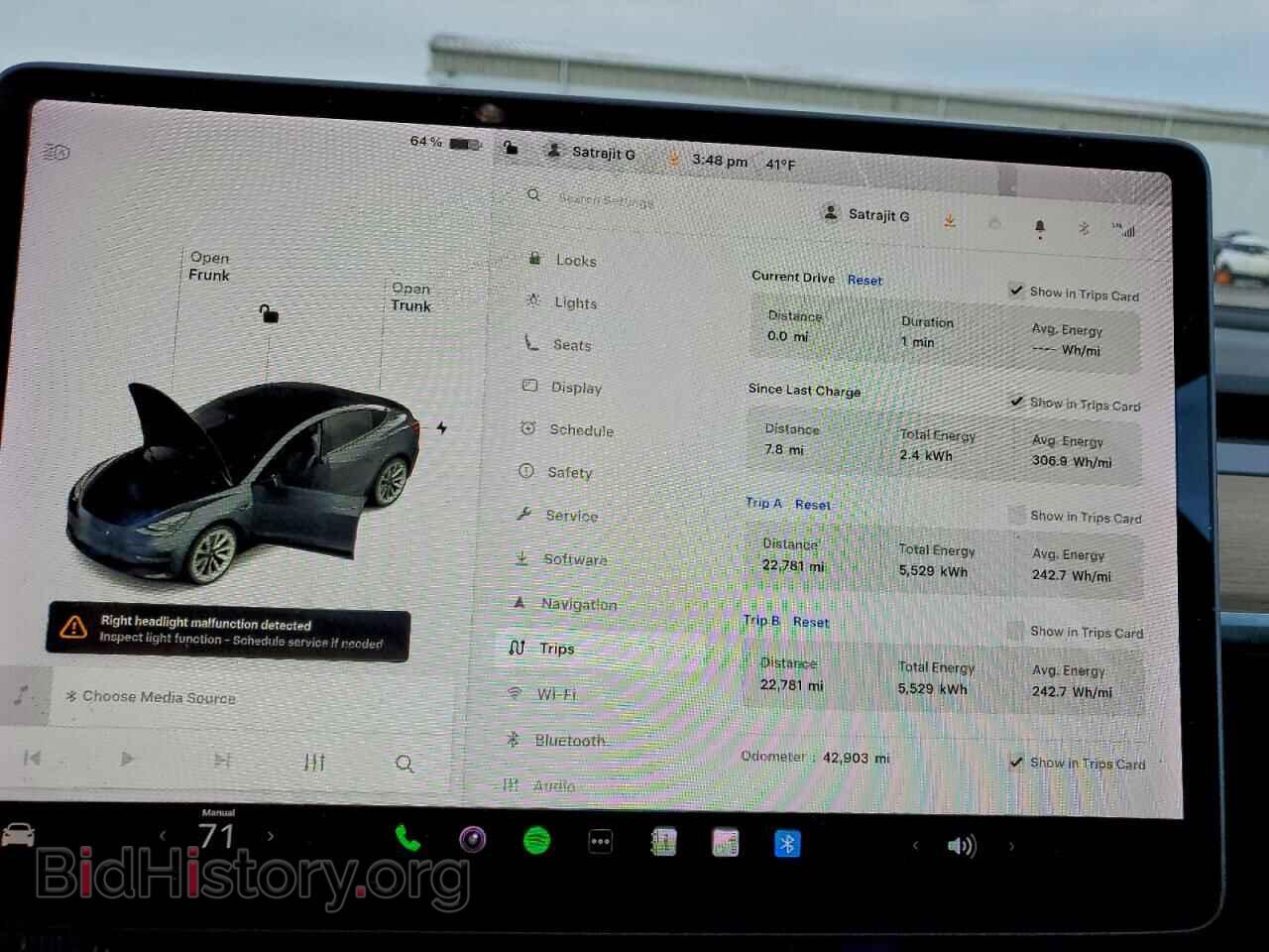 2021 TESLA MODEL 3 - VIN: 5YJ3E1EA1MF021064 - Photo 9