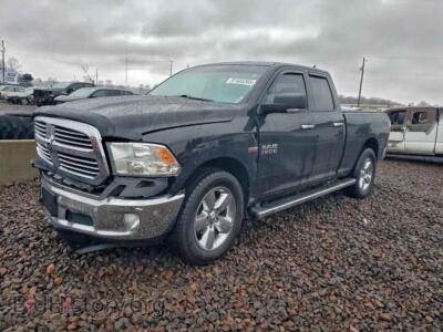 2018 RAM 1500 SLT, черный — VIN 1C6RR7GT9JS312062, Copart