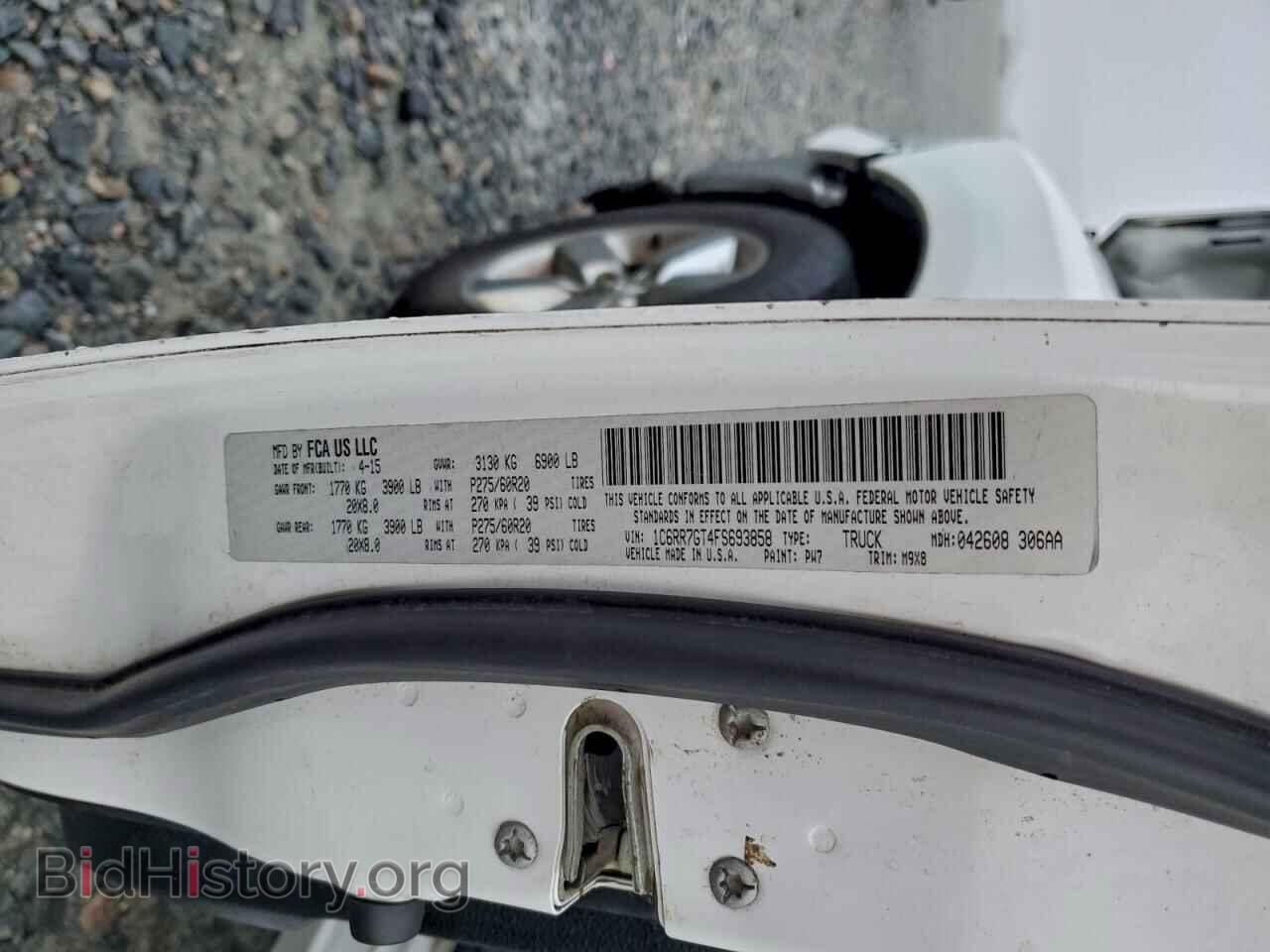 2015 RAM 1500 - VIN: 1C6RR7GT4FS693858 - Фото 13