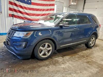 2016 Ford EXPLORER XLT, blue — VIN 1FM5K8D85GGB38337, Copart