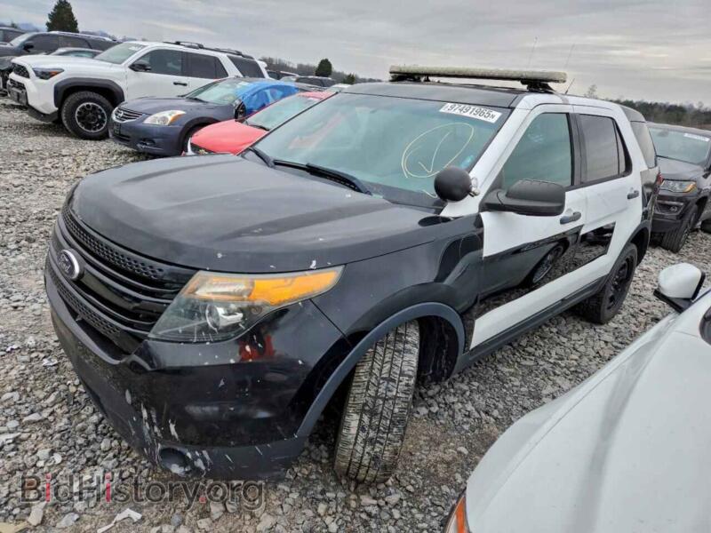 2014 Ford EXPLORER Police Interceptor (VIN 1FM5K8AR5EGB37991) — photo 1 of 13, Copart, damage: front end