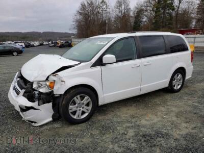 2019 Dodge CARAVAN SXT, белый — VIN 2C4RDGCG3KR773860, Copart