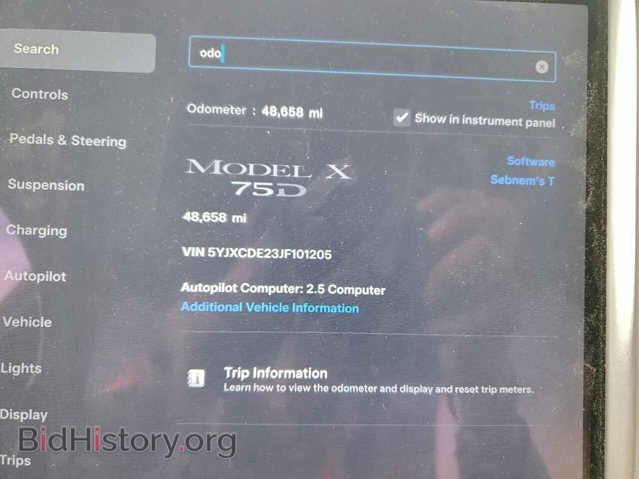 2018 TESLA MODEL X - VIN: 5YJXCDE23JF101205 - Photo 9