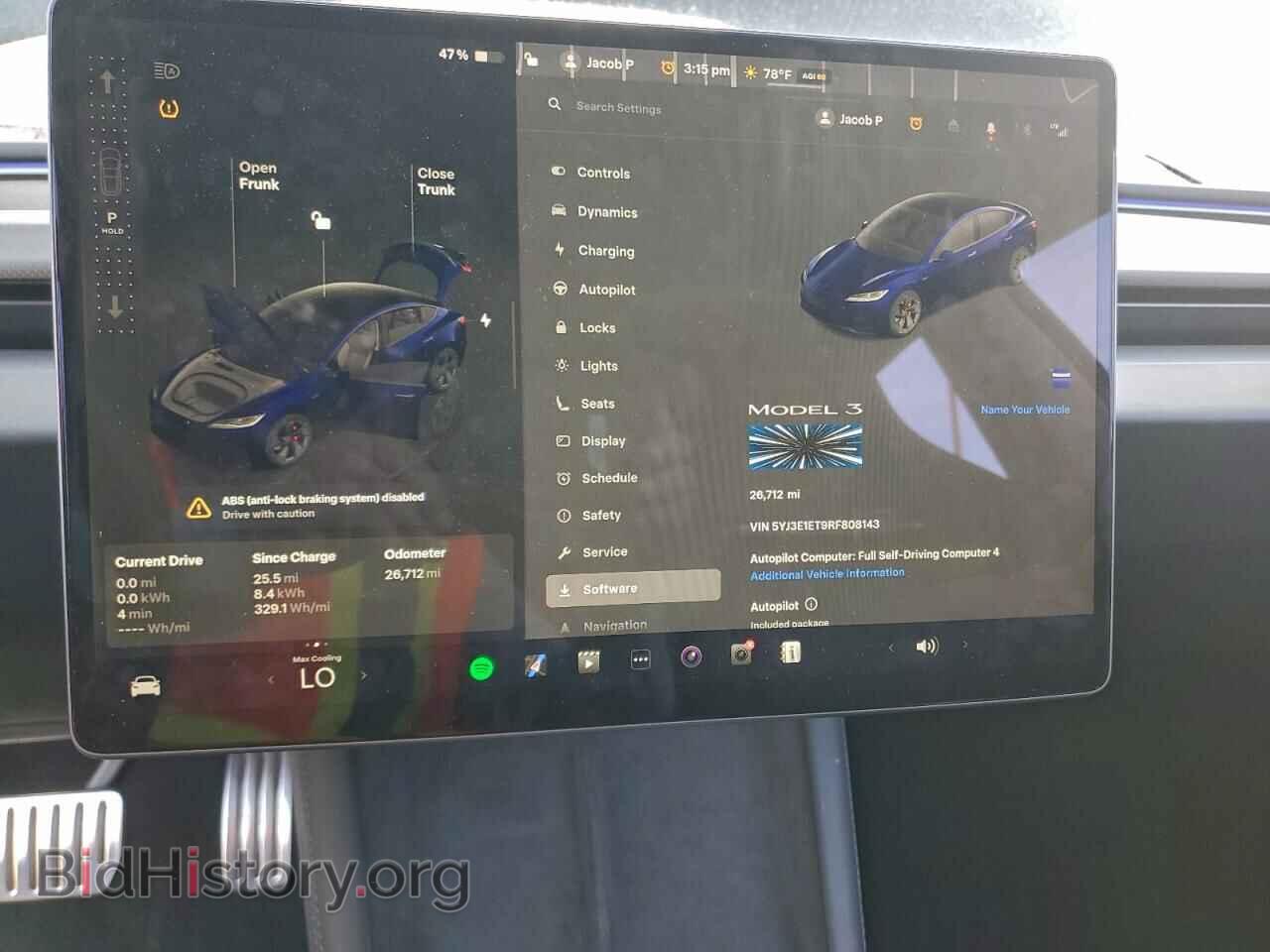 2024 TESLA MODEL 3 - VIN: 5YJ3E1ET9RF808143 - Photo 9