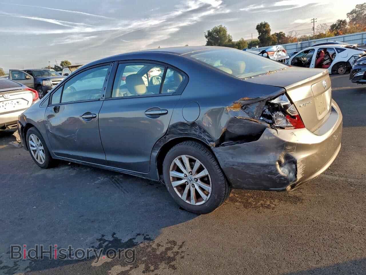 2012 HONDA CIVIC - VIN: 2HGFB2F91CH550640 - Фото 2