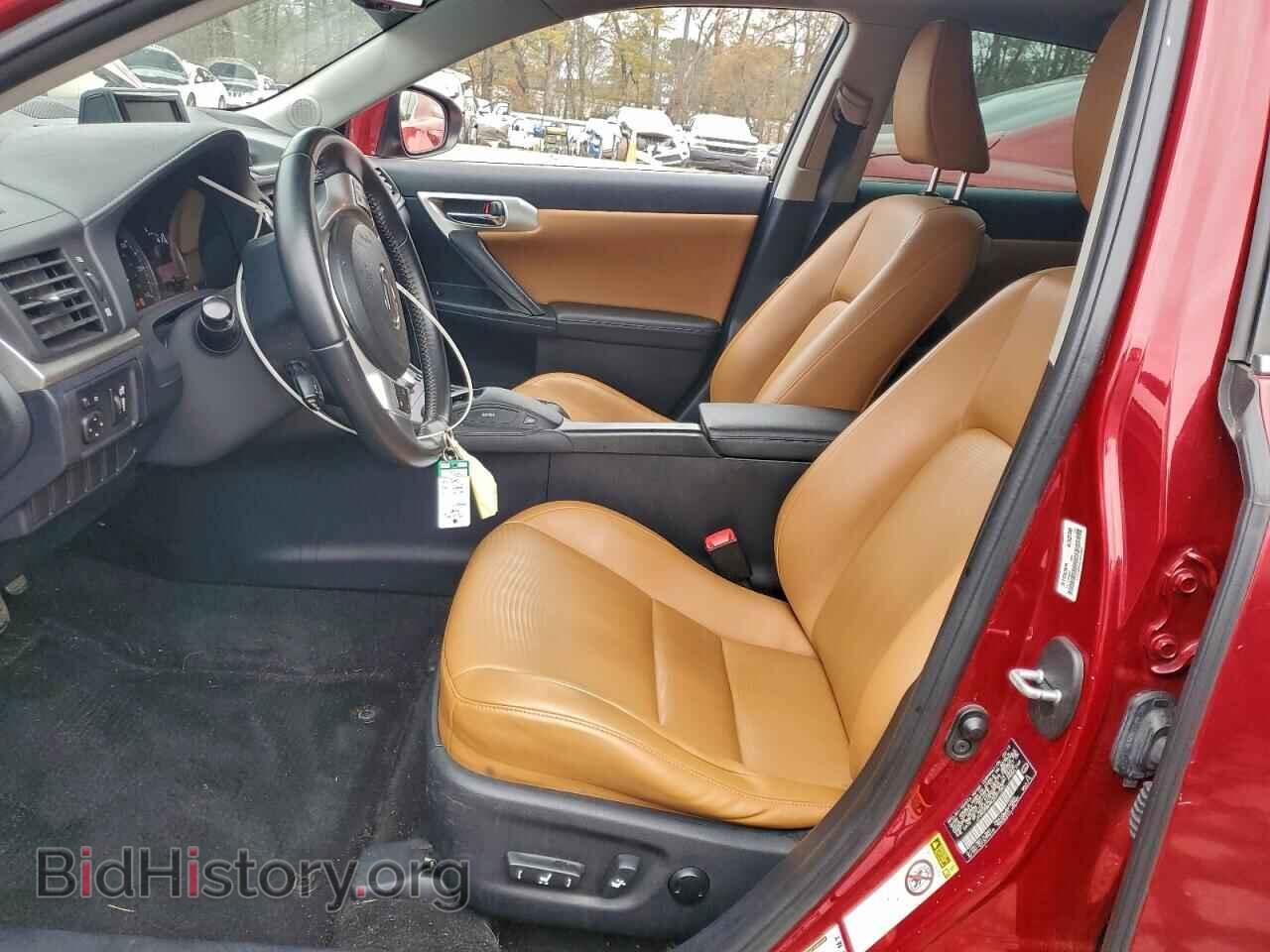 2012 LEXUS CT 200 - VIN: JTHKD5BH4C2091083 - Фото 8