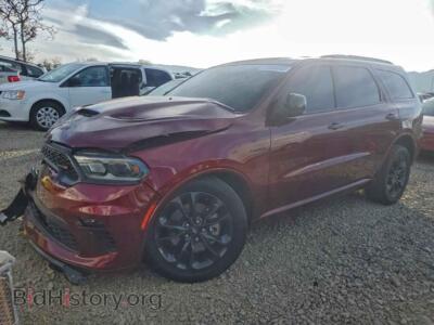 2023 Dodge DURANGO R/T, красный — VIN 1C4SDHCT6PC687169, Copart