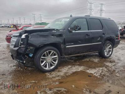 2013 Cadillac ESCALADE Platinum, black — VIN 1GYS4DEF9DR117928, Copart