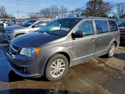 2019 Dodge CARAVAN SXT, gray — VIN 2C4RDGCG0KR511620, Copart