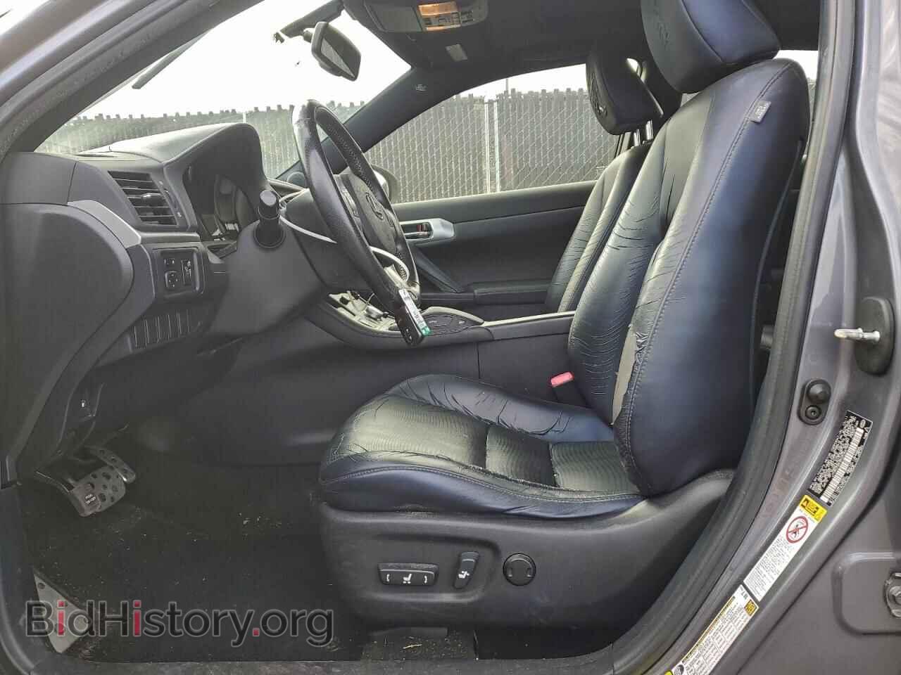 2012 LEXUS CT 200 - VIN: JTHKD5BH2C2062729 - Фото 7