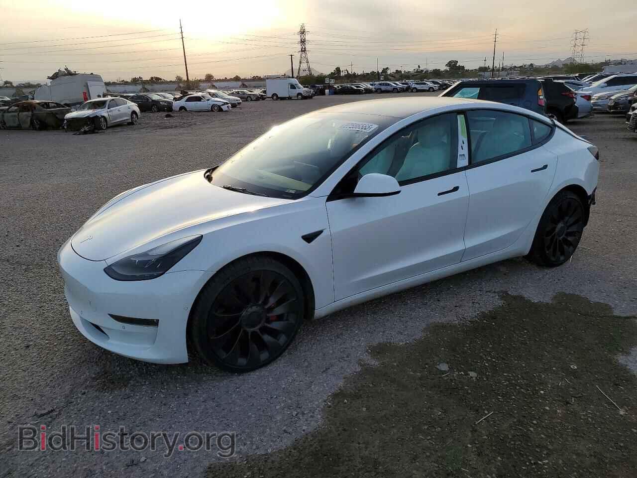 Photo 5YJ3E1EC3NF274258 - TESLA MODEL 3 2022