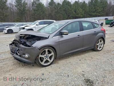 2014 Ford FOCUS Titanium, gray — VIN 1FADP3N29EL190000, Copart