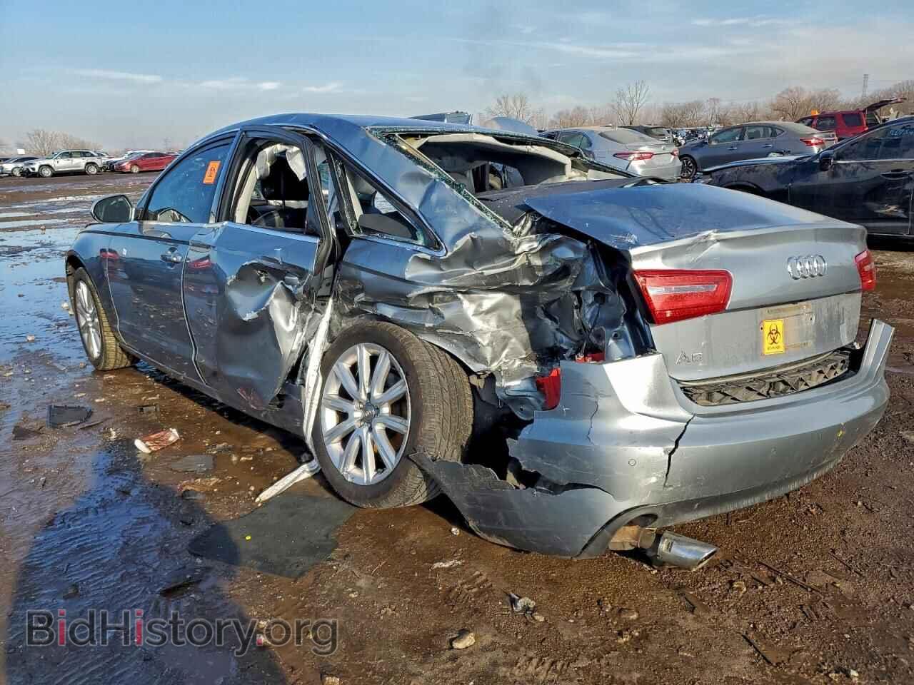 2013 AUDI A6 - VIN: WAUGFAFC6DN146008 - Фото 2