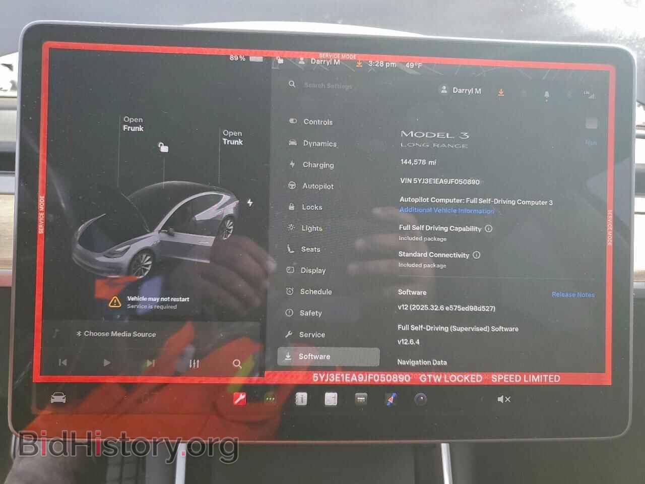 2018 TESLA MODEL 3 - VIN: 5YJ3E1EA9JF050890 - Photo 9