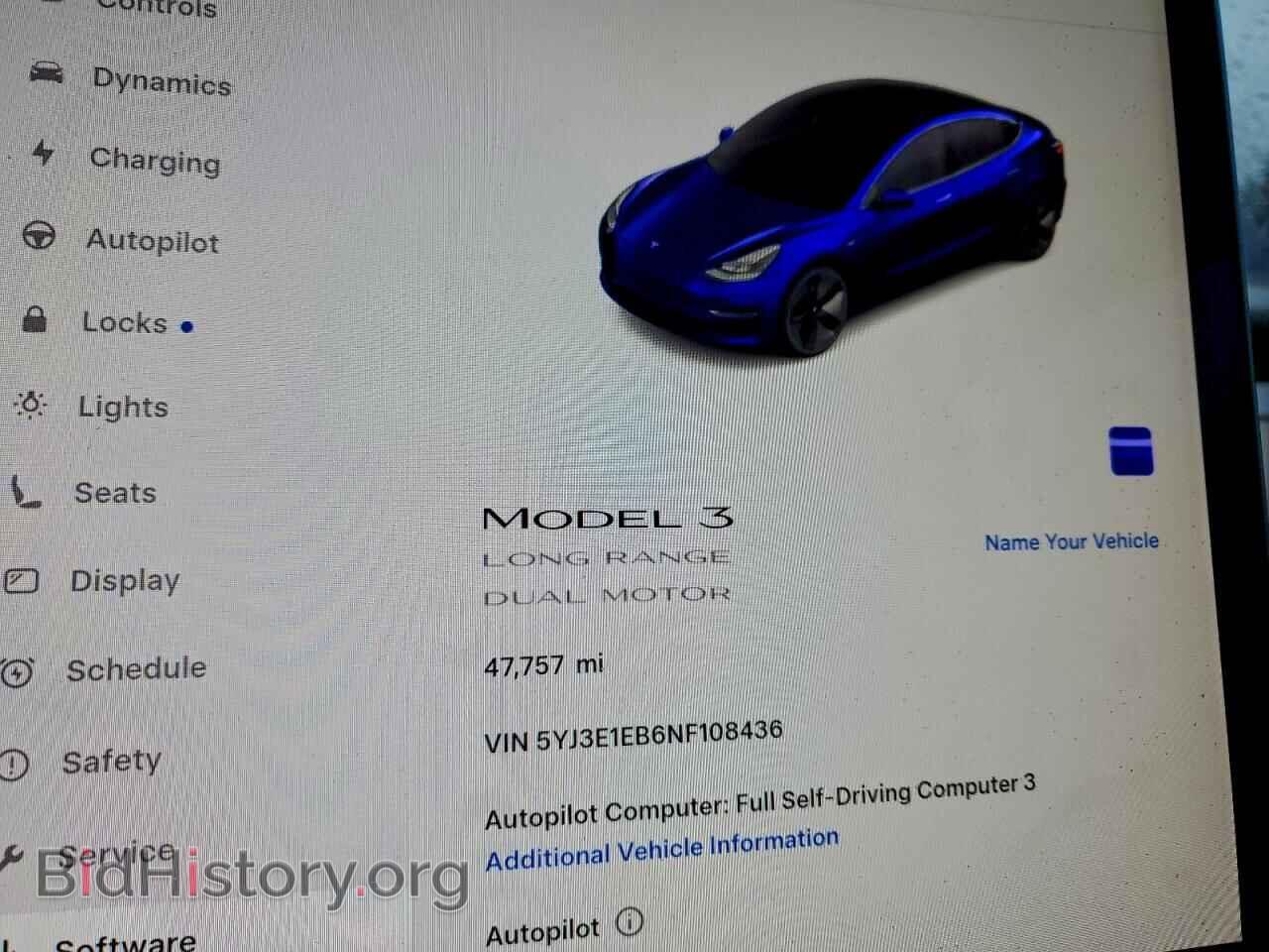 2022 TESLA MODEL 3 - VIN: 5YJ3E1EB6NF108436 - Photo 9