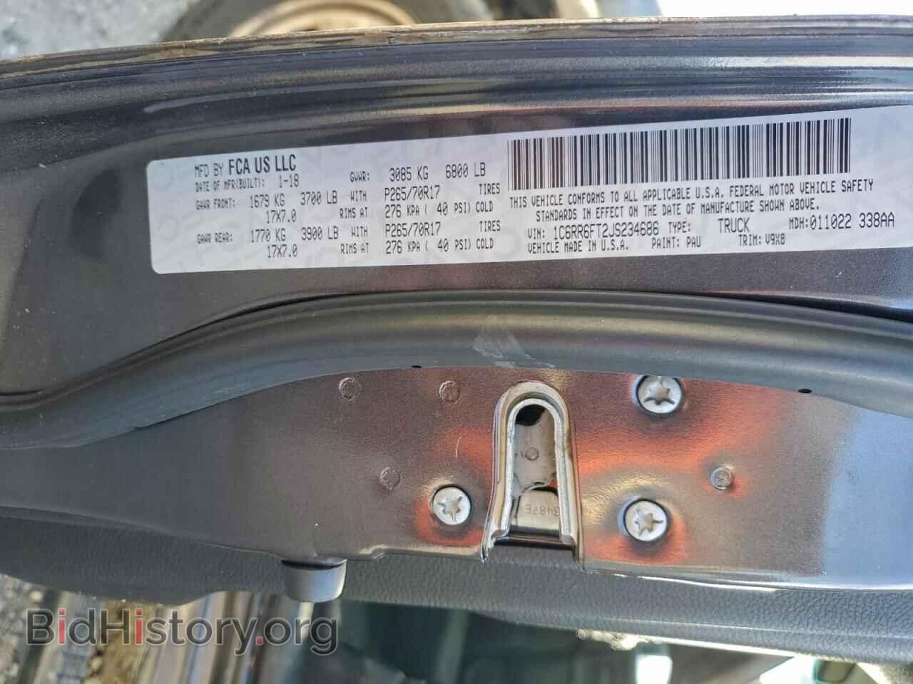 2018 RAM 1500 - VIN: 1C6RR6FT2JS234686 - Фото 12