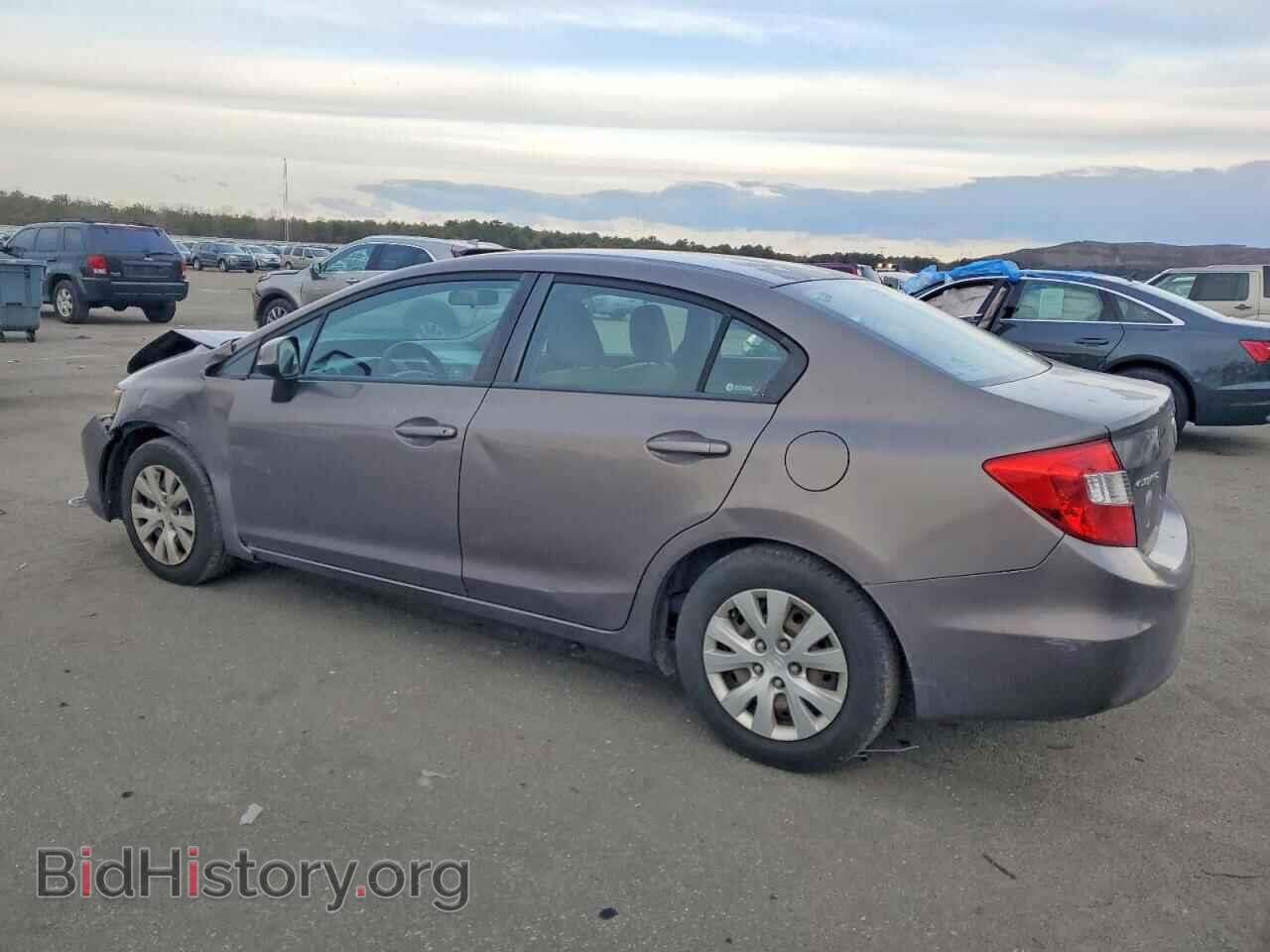 2012 HONDA CIVIC - VIN: 2HGFB2F57CH525027 - Фото 2