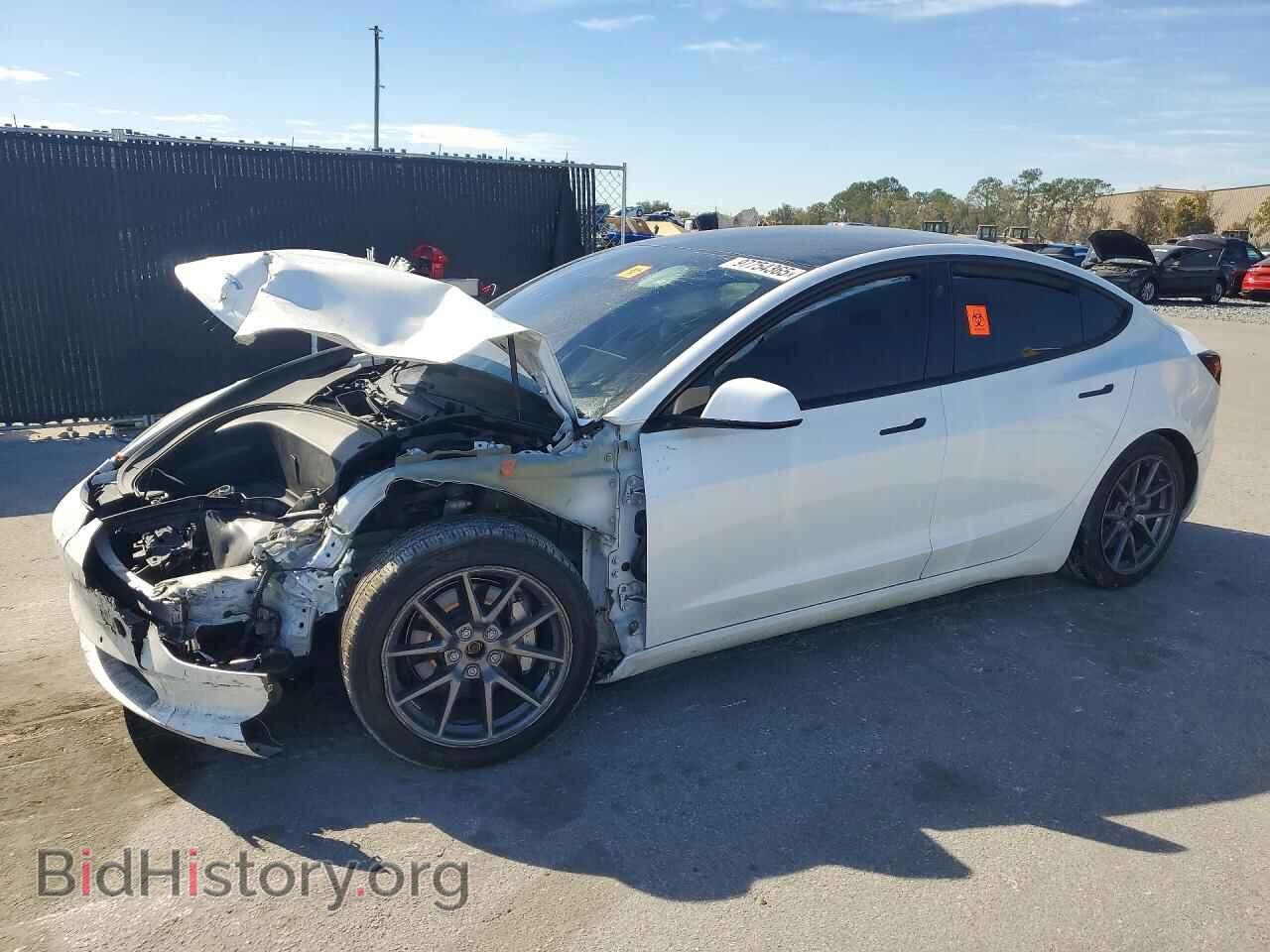 Photo 5YJ3E1EB0MF034123 - TESLA MODEL 3 2021