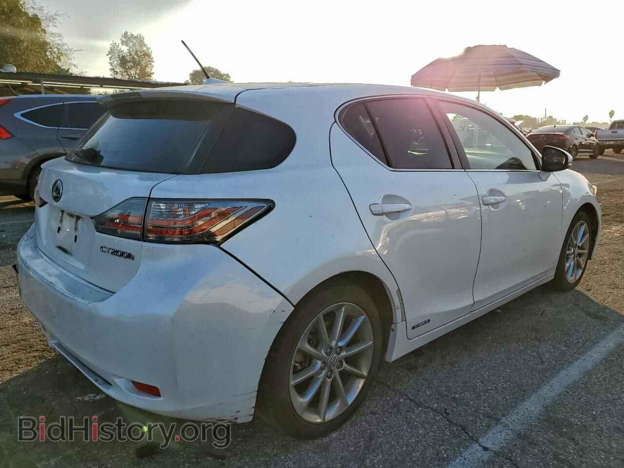 2011 LEXUS CT 200 - VIN: JTHKD5BH0B2007548 - Фото 3
