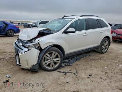 2013 Ford EDGE Limited, белый — VIN 2FMDK3KC6DBB01449, Copart
