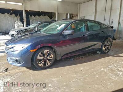 2017 Honda CIVIC EXL, синий — VIN 19XFC1F73HE003473, Copart