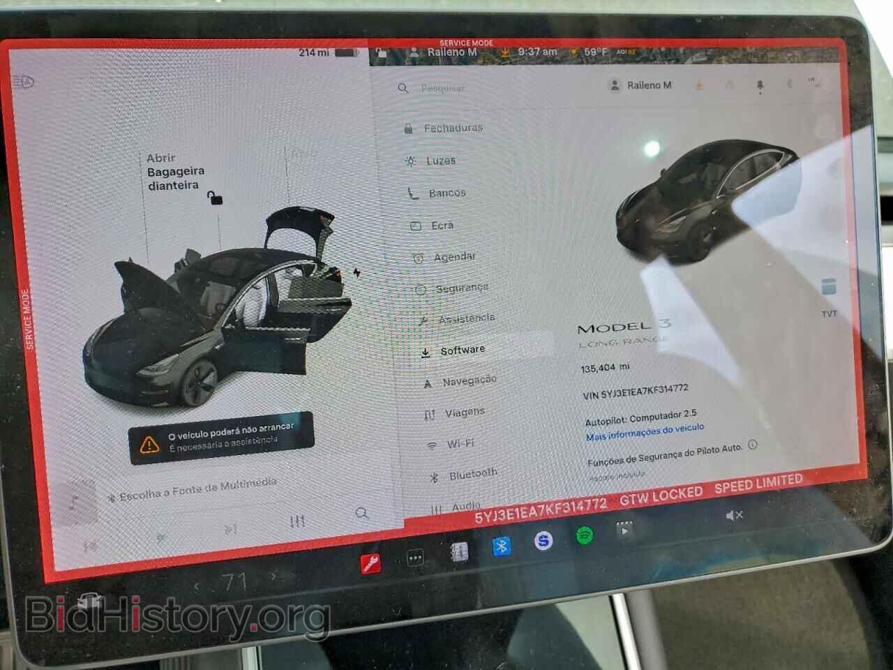 2019 TESLA MODEL 3 - VIN: 5YJ3E1EA7KF314772 - Photo 9