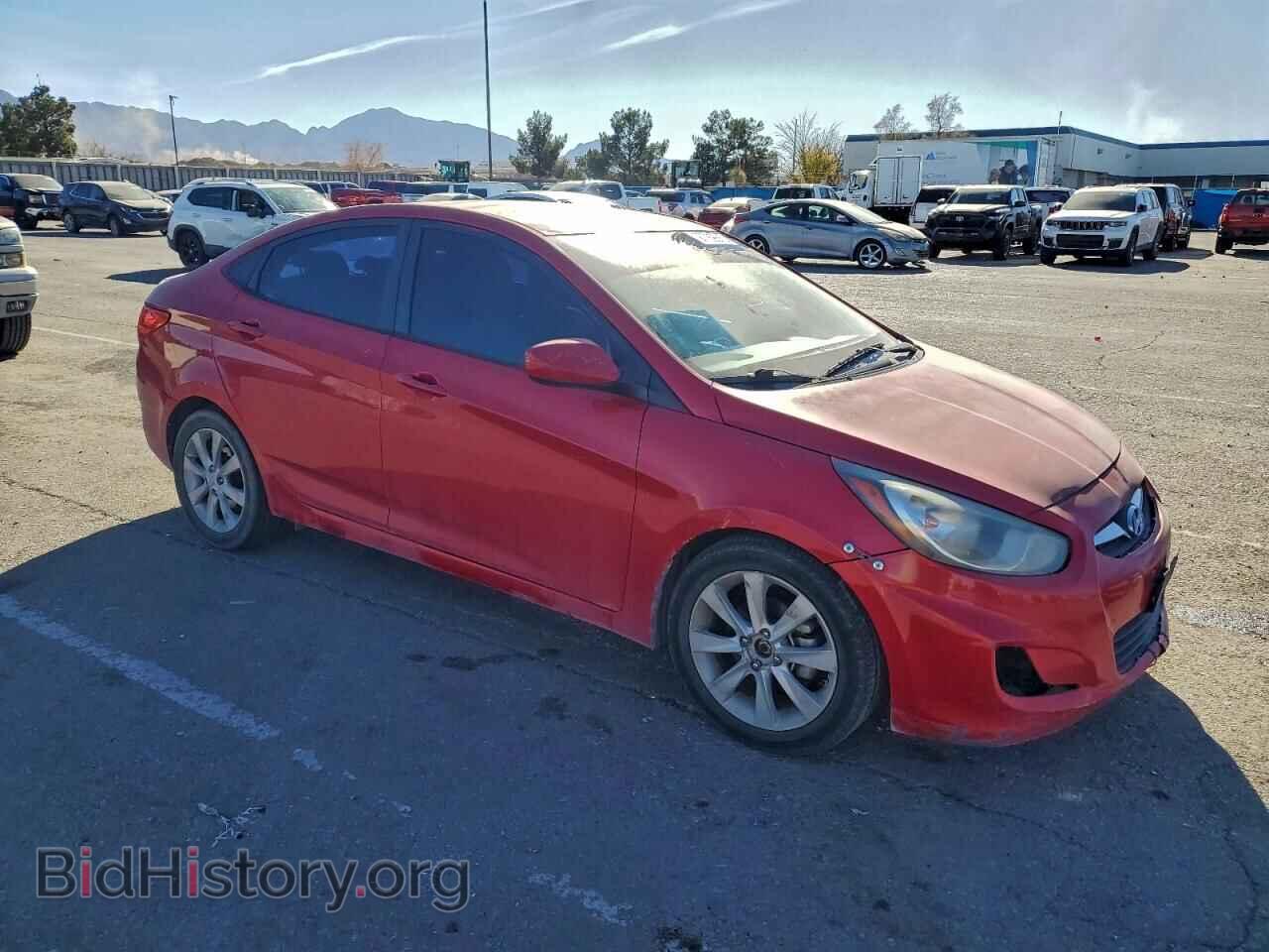 2013 HYUNDAI ACCENT - VIN: KMHCU4AE3DU494741 - Фото 4