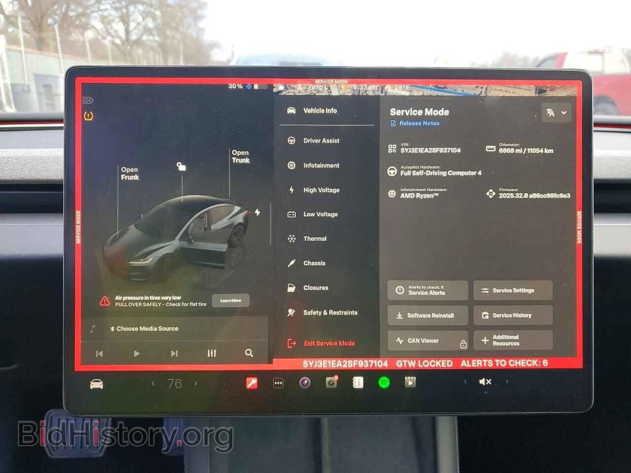 2025 TESLA MODEL 3 - VIN: 5YJ3E1EA2SF937104 - Фото 9