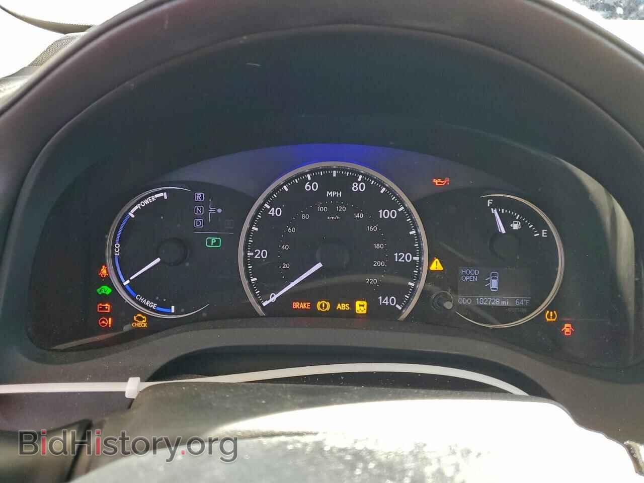 2012 LEXUS CT 200 - VIN: JTHKD5BH0C2103889 - Фото 9