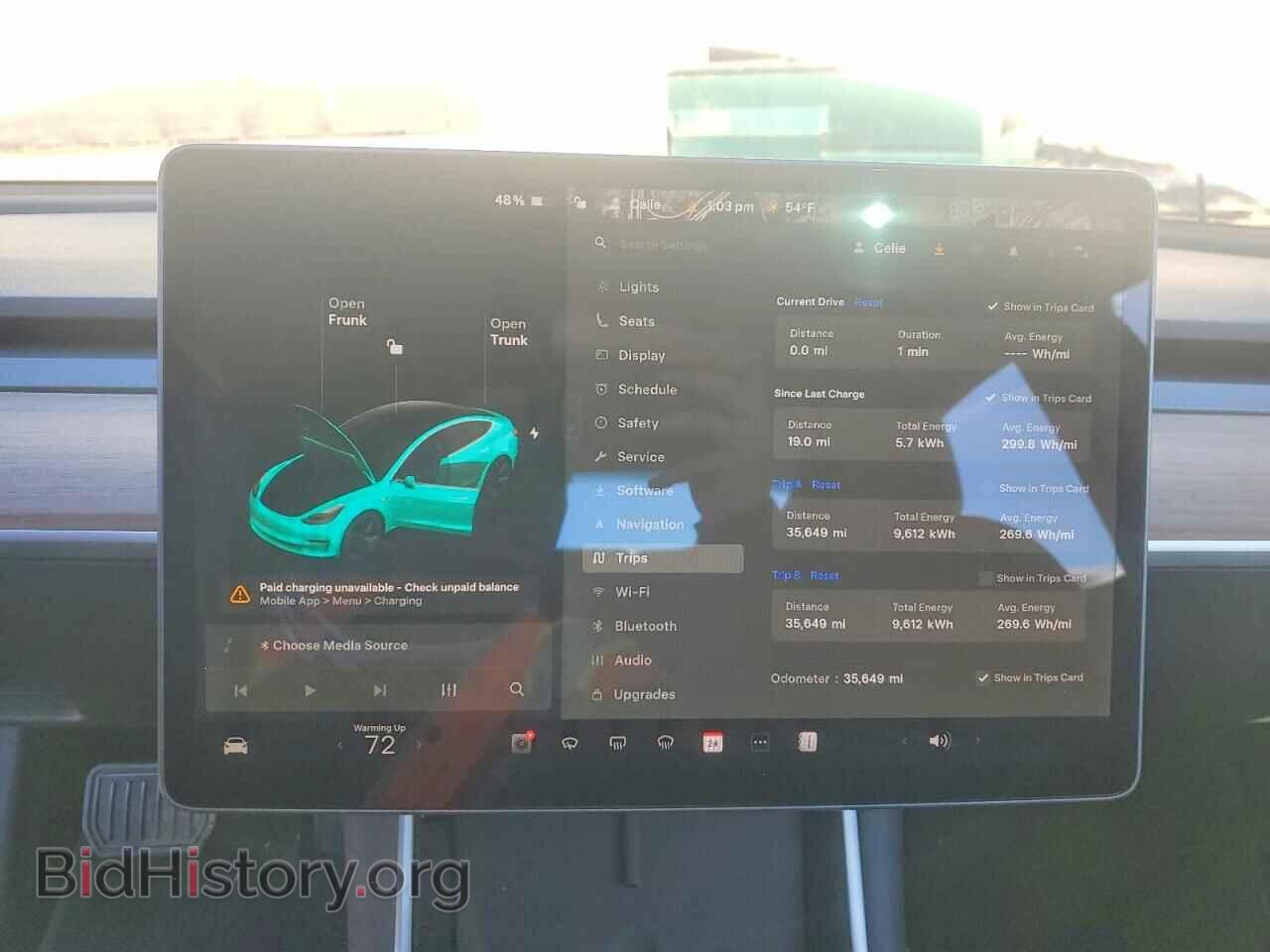 2019 TESLA MODEL 3 - VIN: 5YJ3E1EB7KF452899 - Photo 9