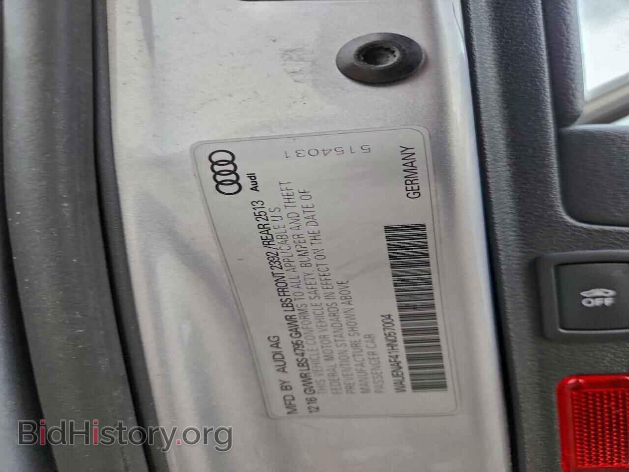 2017 AUDI A4 - VIN: WAUENAF41HN057004 - Photo 12