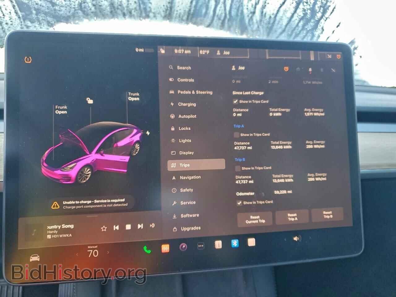 2022 TESLA MODEL 3 - VIN: 5YJ3E1EB4NF109276 - Фото 9