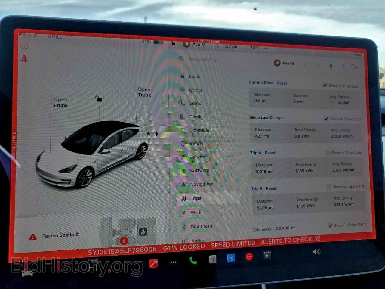 2020 TESLA MODEL 3 - VIN: 5YJ3E1EA5LF798006 - Фото 9