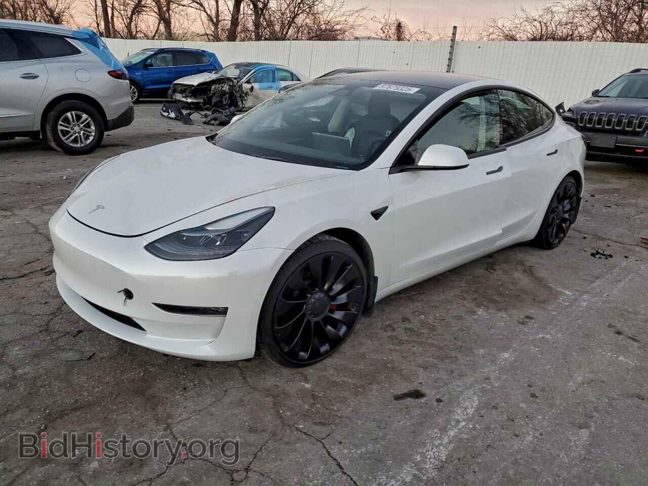 Photo 5YJ3E1EC2NF237685 - TESLA MODEL 3 2022
