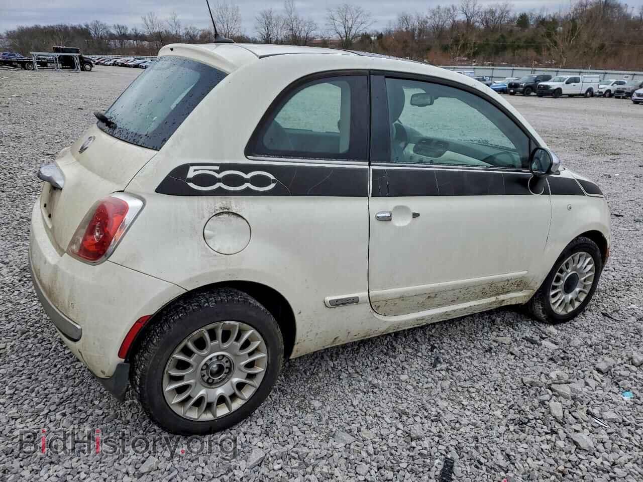 2012 FIAT 500 - VIN: 3C3CFFCR4CT106603 - Фото 3