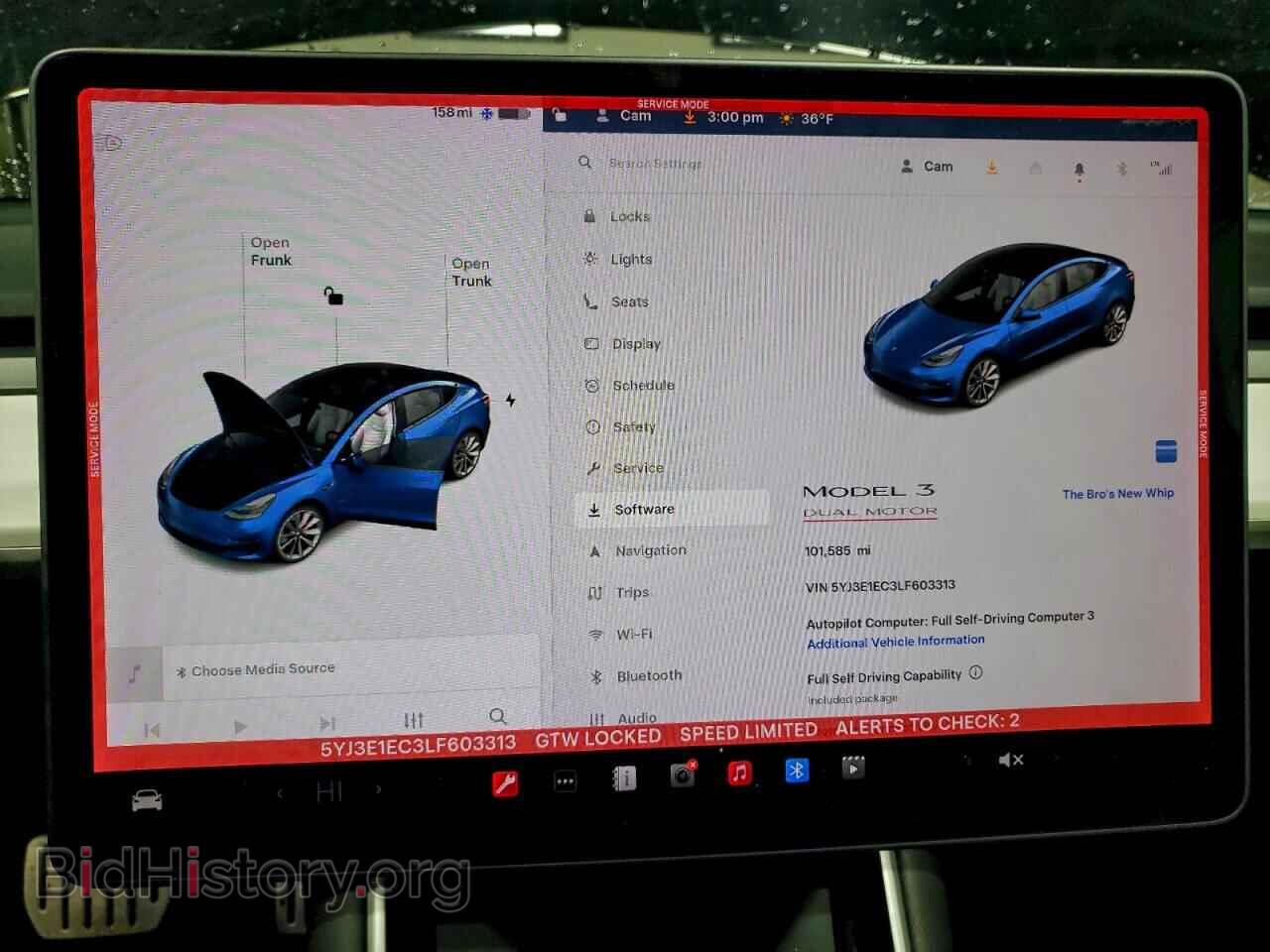 2020 TESLA MODEL 3 - VIN: 5YJ3E1EC3LF603313 - Фото 9