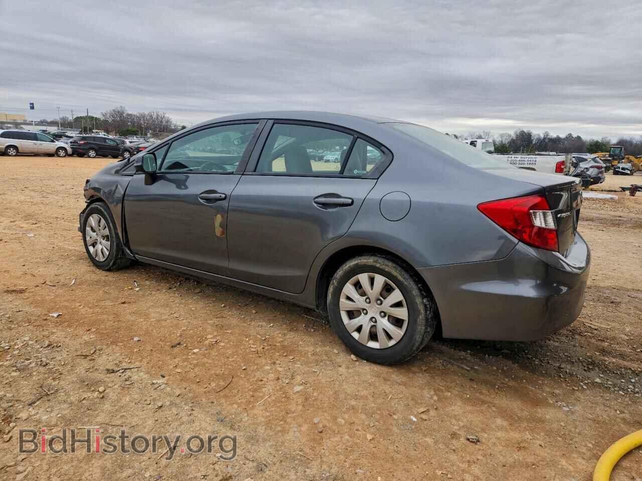 2012 HONDA CIVIC - VIN: 2HGFB2F57CH306391 - Фото 2