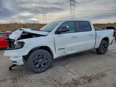 2021 RAM 1500 Limited, white — VIN 1C6SRFHM2MN720618, Copart