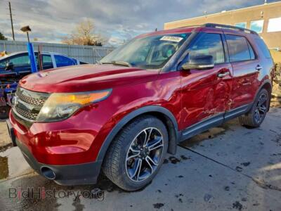 2013 Ford EXPLORER SPORT, maroon — VIN 1FM5K8GT3DGB62843, Copart