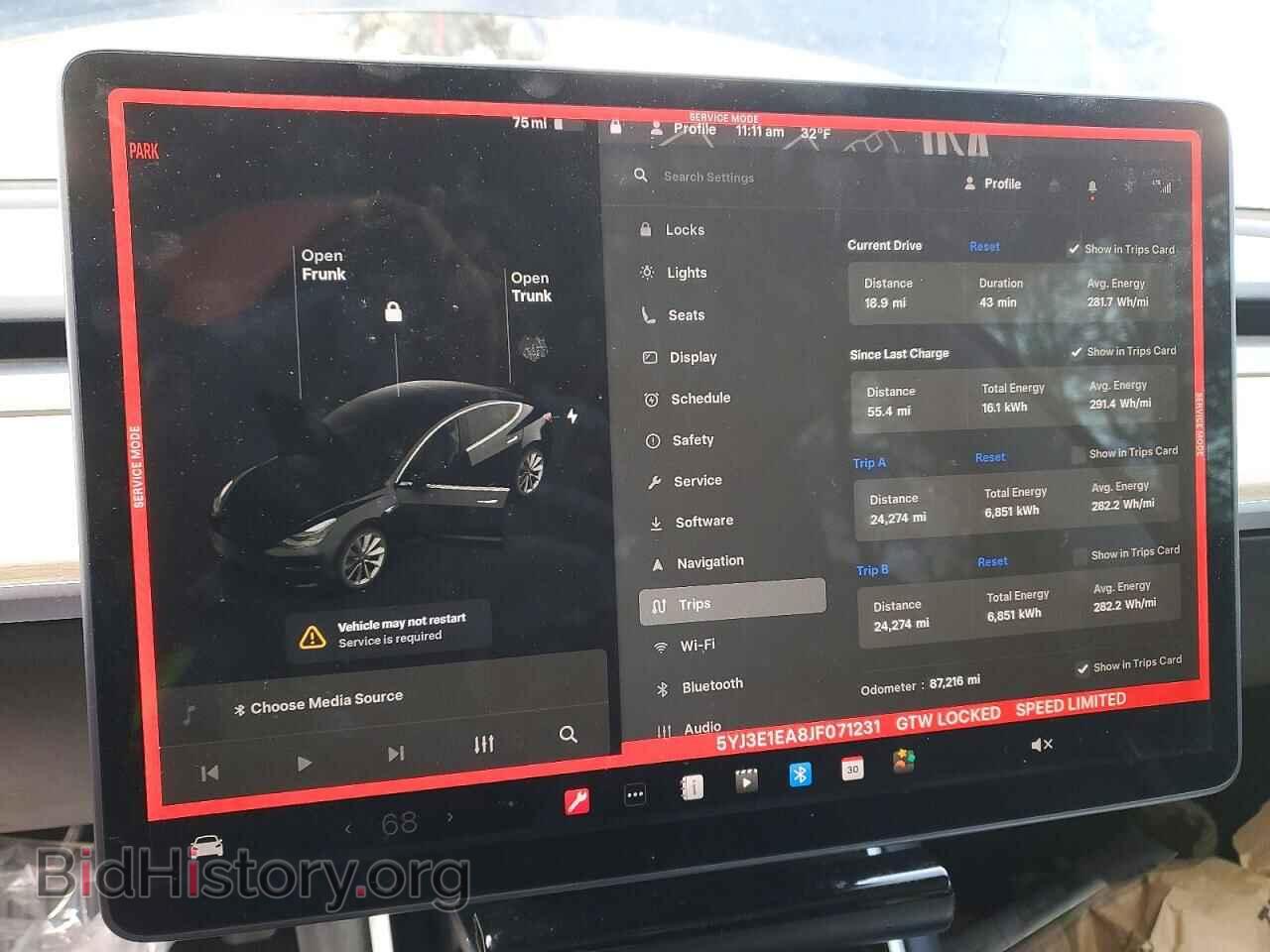 2018 TESLA MODEL 3 - VIN: 5YJ3E1EA8JF071231 - Photo 9