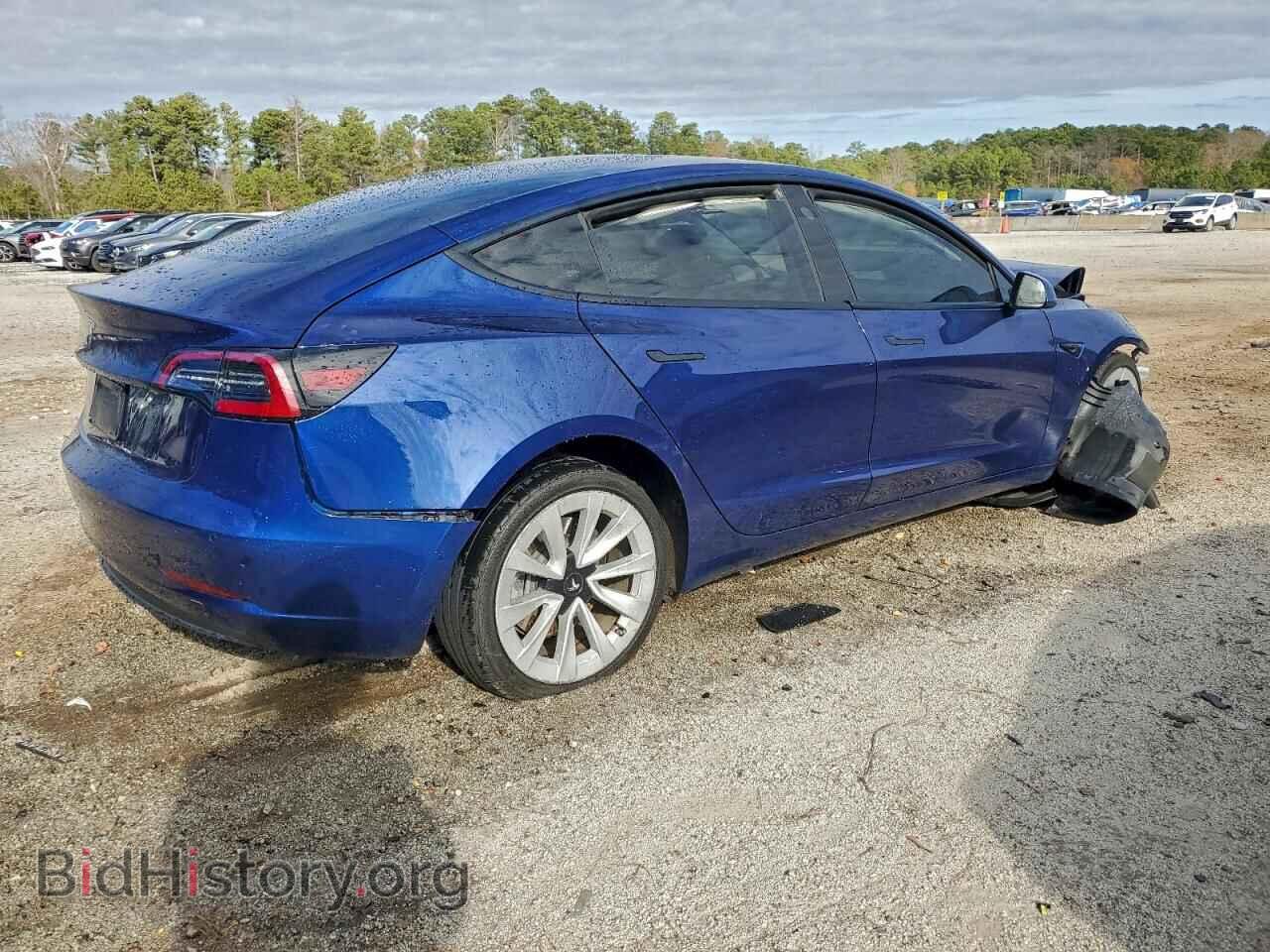 2022 TESLA MODEL 3 - VIN: 5YJ3E1EA7NF370828 - Photo 3