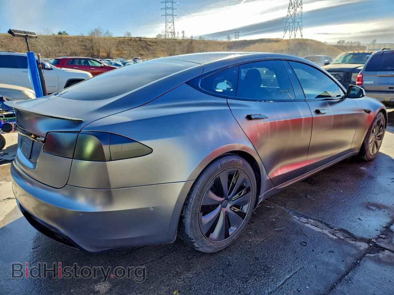 2022 TESLA MODEL S - VIN: 5YJSA1E54NF478592 - Фото 3