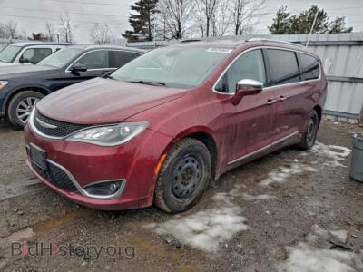 2017 Chrysler PACIFICA Limited, red — VIN 2C4RC1GGXHR683513, Copart