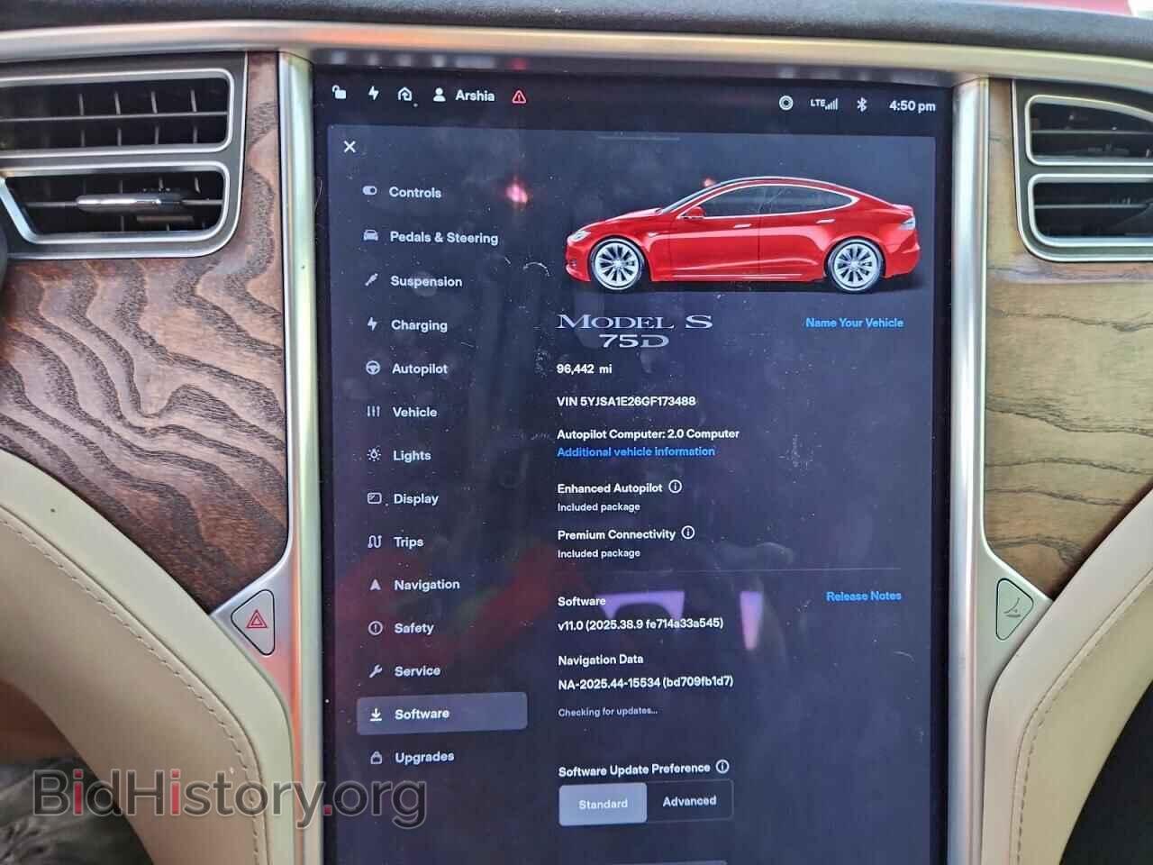 2016 TESLA MODEL S - VIN: 5YJSA1E26GF173488 - Photo 9
