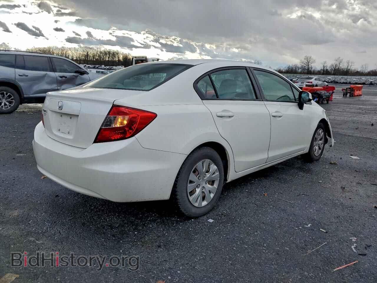 2012 HONDA CIVIC - VIN: 2HGFB2F54CH525437 - Фото 3