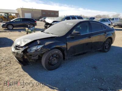 2012 Mazda 6 I, черный — VIN 1YVHZ8BH4C5M42100, Copart