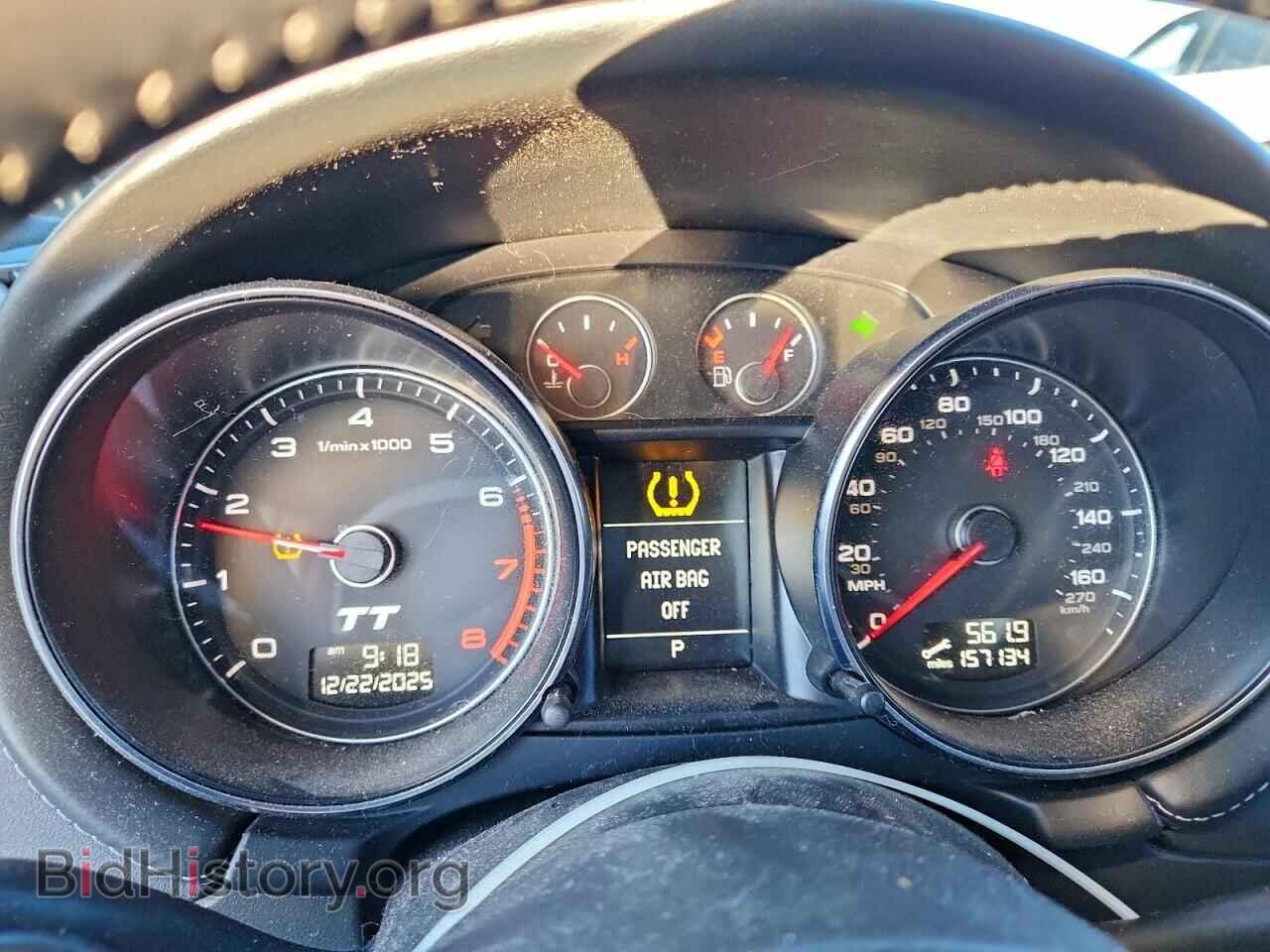 2012 AUDI TT - VIN: TRUKFAFKXC1009461 - Фото 9